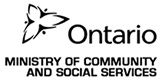 Ministry of Community and Social Services Logo